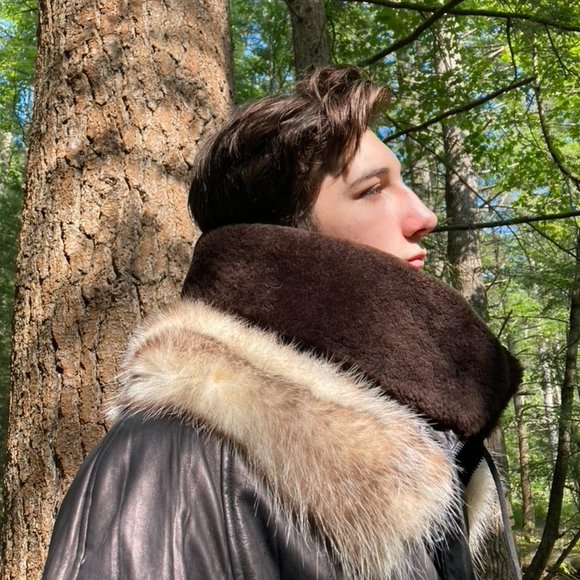 FABULOUS john paul gaultier LEATHER bomber jacket women's  medium - Picture 4 of 16